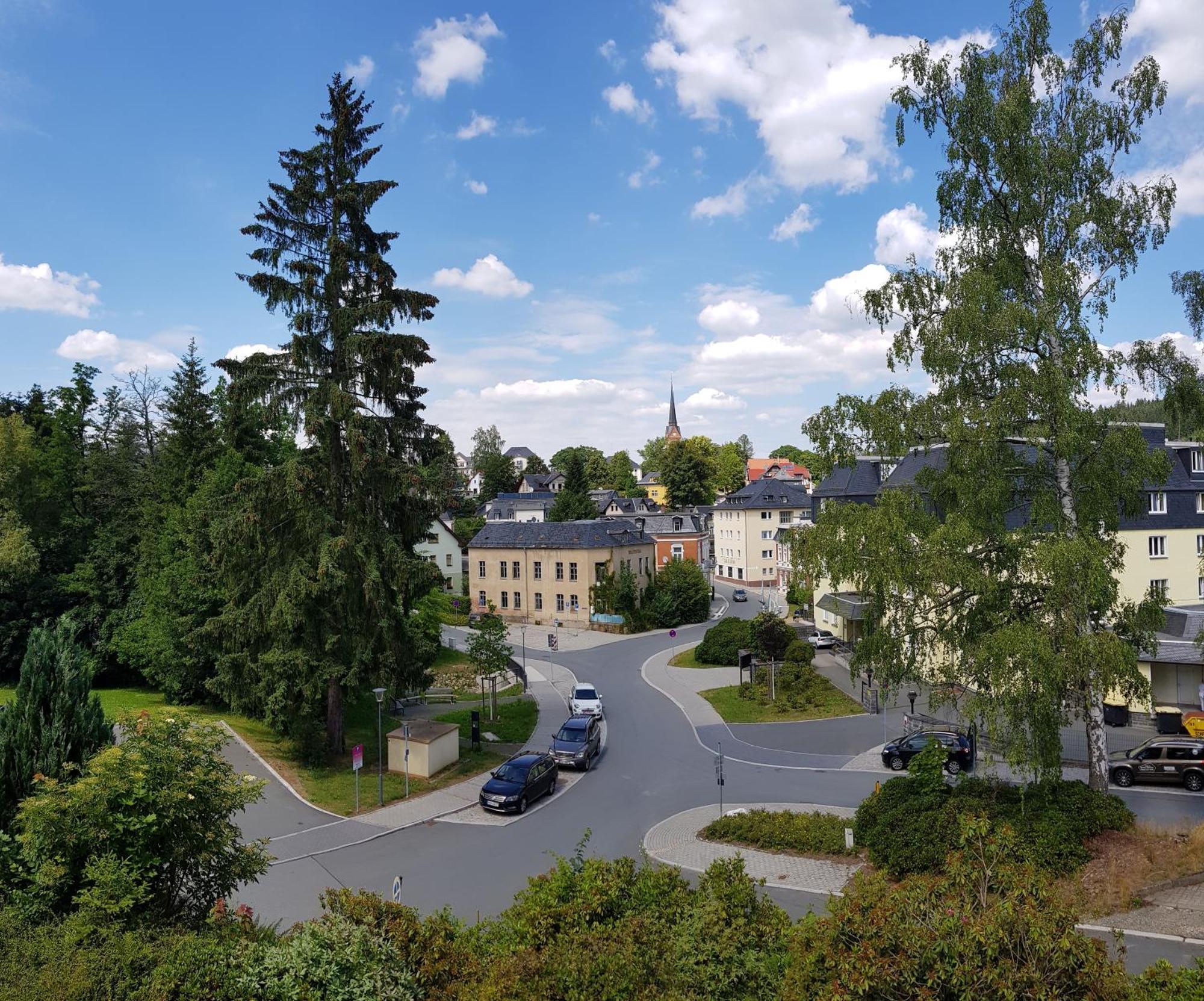 Villa Goldbrunnen Ferienwohnung 3 Bad Elster Buitenkant foto